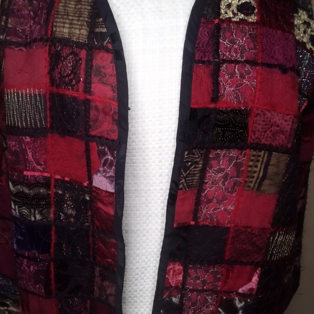 Vintage Patchwork Blazer - image 5